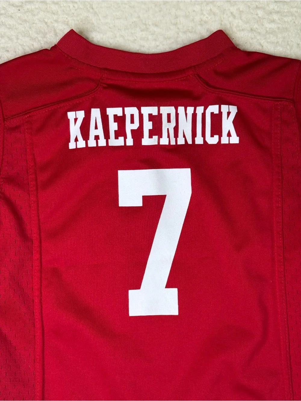 Nike NFL San Francisco 49ers Colin Kaepernick #7 Football Jersey Toddler 4T Red